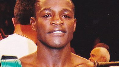 Photo of Phillip Ndou WBU Junior Lightweight Champion