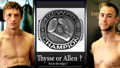 Photo of Brandon Thysse vs Boyd Allen