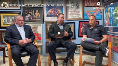 Photo of Interview With Emperors Palace “Return OF Boxing”