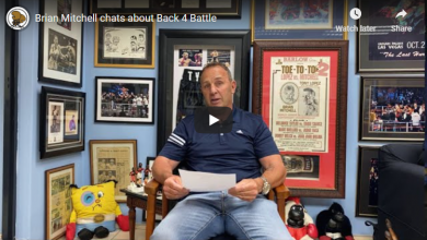 Photo of Brian Mitchell chats about Back 4 Battle