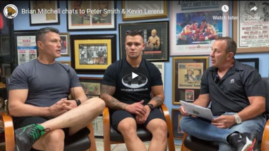 Photo of Brian Mitchell chats to Peter Smith & Kevin Lerena