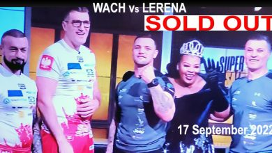 Photo of Kevin Lerena and Mariusz Wach meet for the first time.