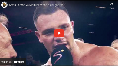 Photo of Kevin Lerena vs Mariusz Wach highlight reel