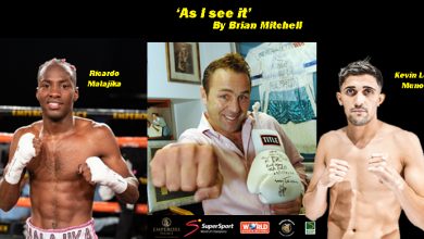 Photo of ‘As I see it’ by Brian Mitchell: Kevin Luis Munoz vs Ricardo Malajika.