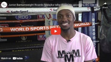 Photo of Junior Bantamweight Ricardo Malajika talks about his upcoming IBO title shot